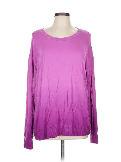 Pre-owned Splendid Long Sleeve T-shirt In Purple