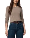 Splendid Long Sleeve Tee In Brown