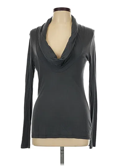 Pre-owned Splendid Long Sleeve Top Gray Cowl Neck Tops