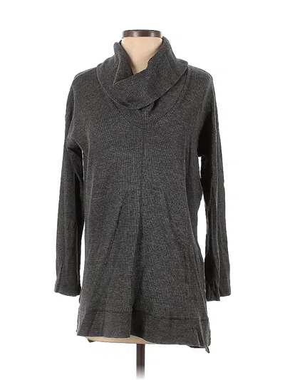 Pre-owned Splendid Long Sleeve Top Gray Cowl Neck Tops