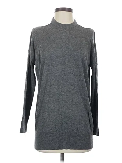 Pre-owned Splendid Long Sleeve Top Gray Turtleneck Tops