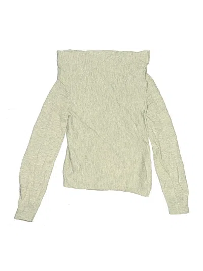Pre-owned Splendid Kids' Long Sleeve Top Green Boatneck Tops