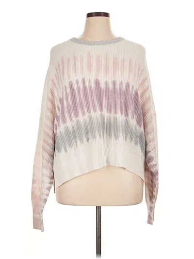 Pre-owned Splendid Long Sleeve Top Ivory Turtleneck Tops