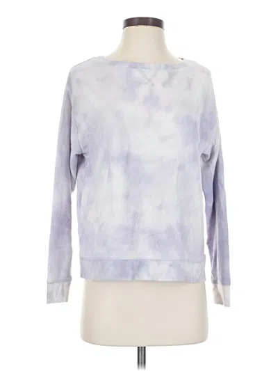 Pre-owned Splendid Long Sleeve Top Purple Boatneck Tops