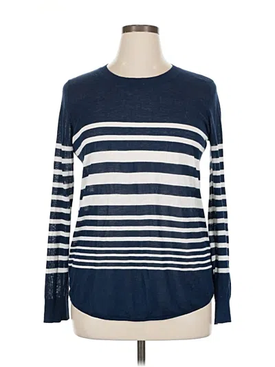 Pre-owned Splendid Long Sleeve T-shirt In Blue