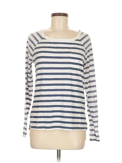 Pre-owned Splendid Long Sleeve T-shirt In Blue