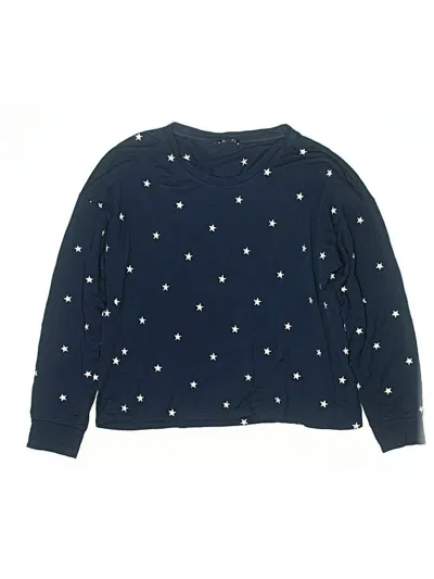 Pre-owned Splendid Kids' Long Sleeve T-shirt In Blue