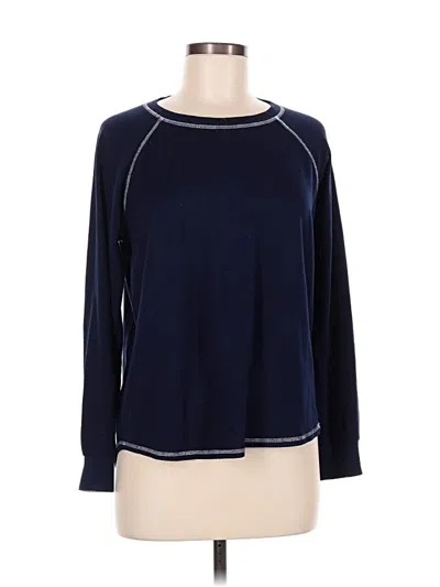 Pre-owned Splendid Long Sleeve T-shirt In Blue