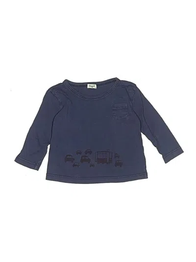 Pre-owned Splendid Babies' Long Sleeve T-shirt In Blue