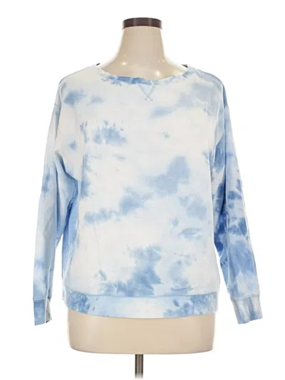 Pre-owned Splendid Long Sleeve T-shirt In Blue