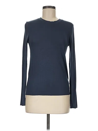 Pre-owned Splendid Long Sleeve T-shirt In Blue