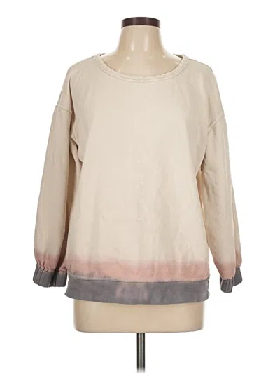 Pre-owned Splendid Long Sleeve T-shirt In Brown