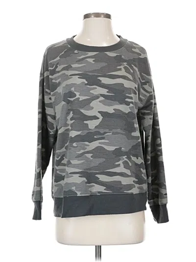 Pre-owned Splendid Long Sleeve T-shirt In Gray