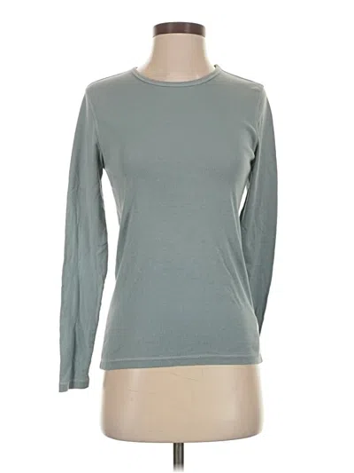 Pre-owned Splendid Long Sleeve T-shirt In Gray