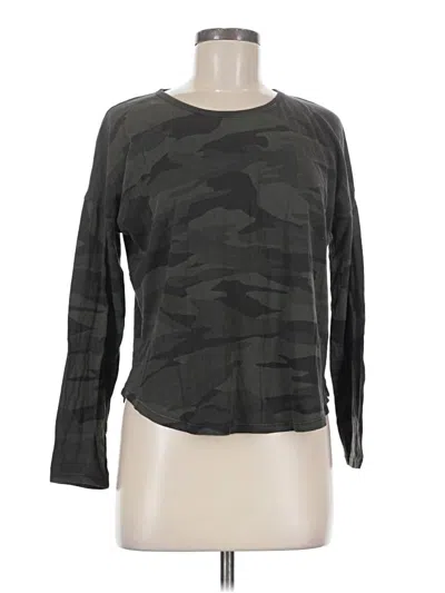 Pre-owned Splendid Long Sleeve T-shirt In Gray