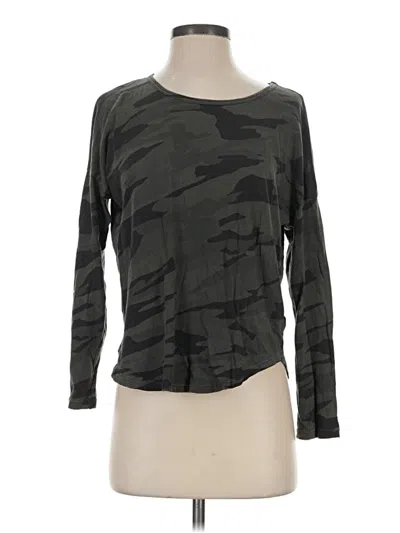 Pre-owned Splendid Long Sleeve T-shirt In Gray
