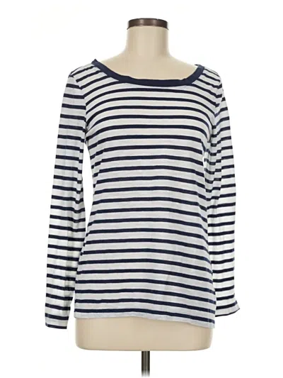 Pre-owned Splendid Long Sleeve T-shirt In Ivory