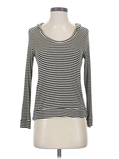 Pre-owned Splendid Long Sleeve T-shirt In Ivory