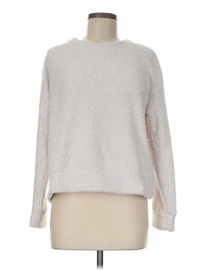Pre-owned Splendid Long Sleeve T-shirt In Ivory