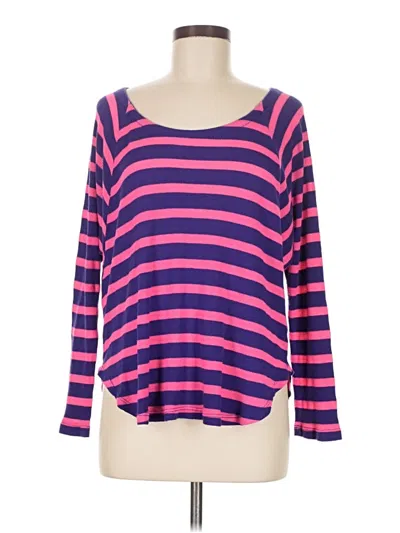 Pre-owned Splendid Long Sleeve T-shirt In Pink