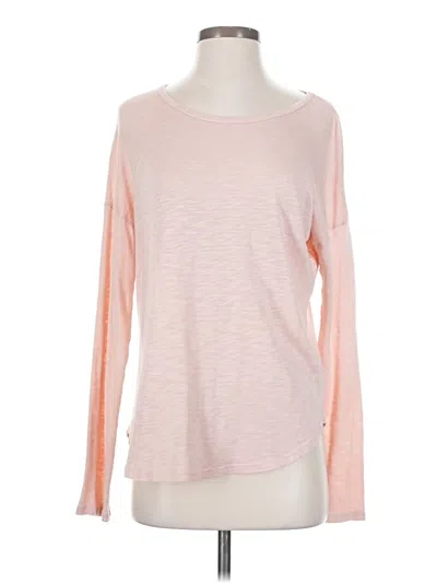 Pre-owned Splendid Long Sleeve T-shirt In Pink