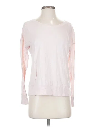 Pre-owned Splendid Long Sleeve T-shirt In Pink