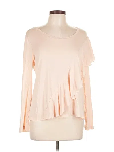 Pre-owned Splendid Long Sleeve T-shirt In White