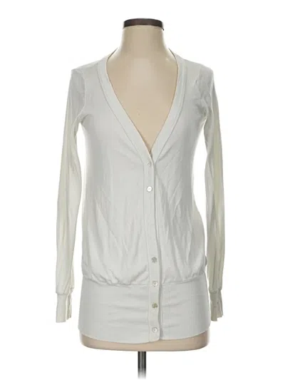 Pre-owned Splendid Long Sleeve T-shirt In White