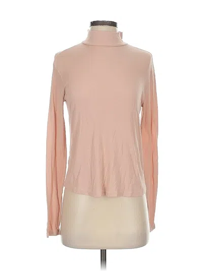 Pre-owned Splendid Long Sleeve Turtleneck In Brown