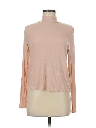 Pre-owned Splendid Long Sleeve Turtleneck In Brown