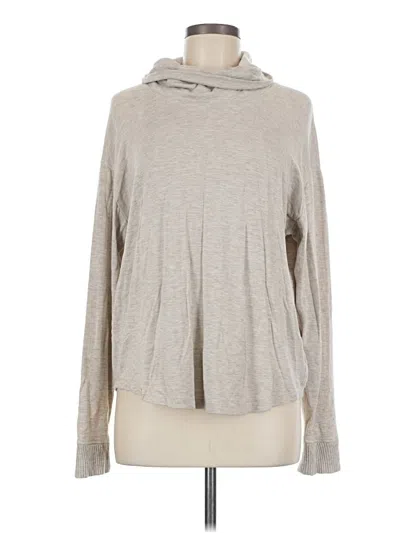 Pre-owned Splendid Long Sleeve Turtleneck In Gray