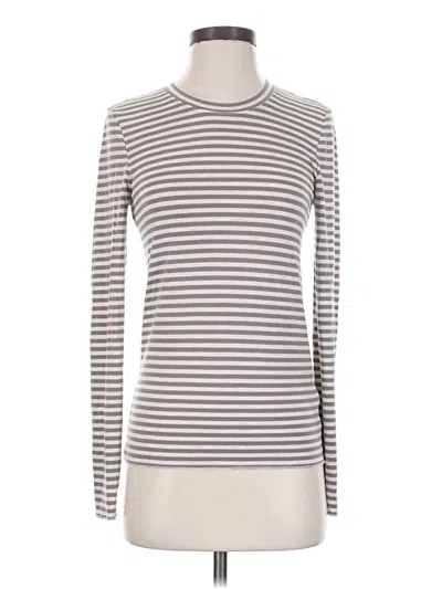 Pre-owned Splendid Long Sleeve Turtleneck In Gray