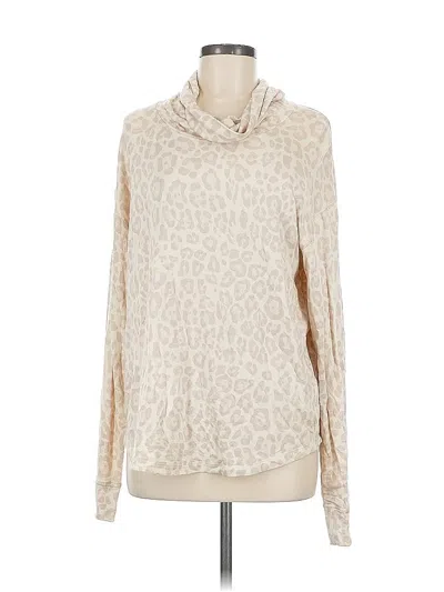 Pre-owned Splendid Long Sleeve Turtleneck In White