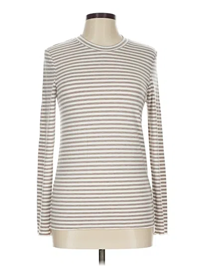Pre-owned Splendid Long Sleeve Turtleneck In White
