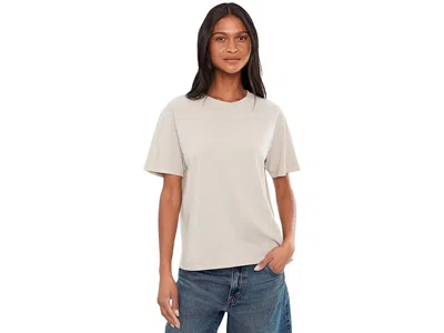 Splendid Louisa Boyfriend Short Sleeve Tee Women's Clothing Light Fawn: Xs (women's 0-2) In Neutral