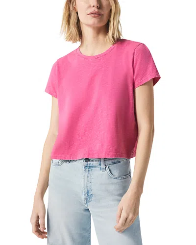 Splendid Lousia Short Sleeve T-shirt In Lilac Rose