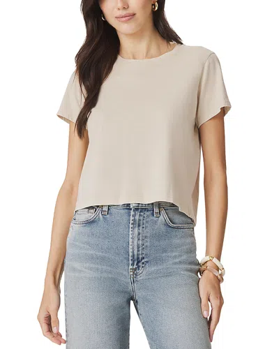 Splendid Crew Short Sleeve T-shirt In Neutral