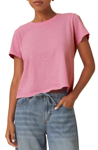 Splendid Louisa Short Sleeve T-shirt In Pink