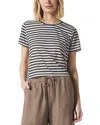 Splendid Louisa Stripe T-shirt In Lead Stripe