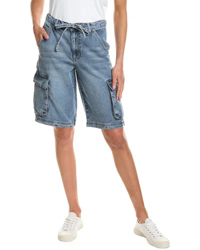 Splendid Lounge Denim Cargo Short In Blue