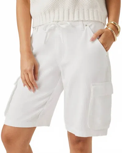 Splendid Lounge Denim Cargo Short In White
