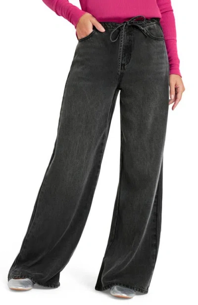 Splendid High Rise Lounge Jeans In Charcoal