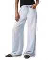Splendid Lounge Denim Pants In Bleached Indigo In Multi