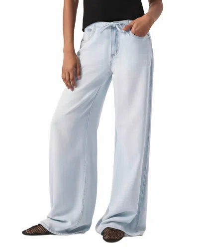 Splendid Lounge Denim Pants In Bleached Indigo In Multi