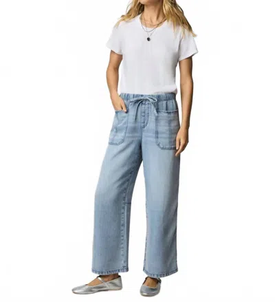 Splendid Lounge Denim Pants In Medium Wash In Multi