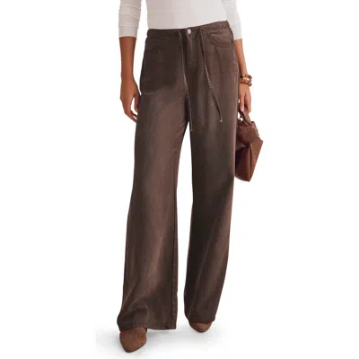 Splendid Lounge Denim Pants In Brown