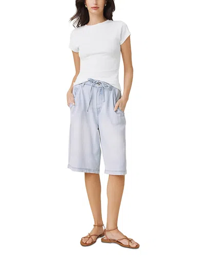 Splendid Lounge Denim Shorts In Blue