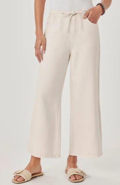 Splendid Lounge Wide Leg Crop Jeans In White