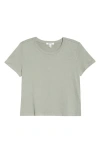 Splendid Lousia Short Sleeve T-shirt In Gray