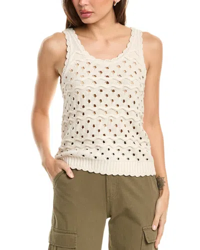 Splendid Lowen Sweater Tank In White